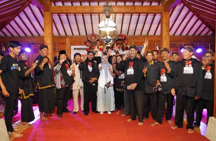 Seniman dan Budayawan se-Kabupaten Kediri Deklarasi Dukung Dhito-Dewi di Pilkada 2024