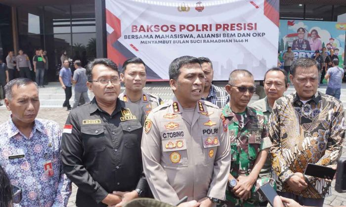 Sambut Ramadhan, Polresta Sidoarjo Gandeng Mahasiswa dan OKP Gelar Baksos Presisi