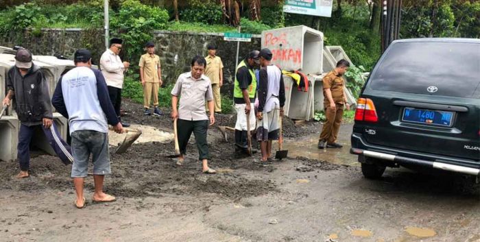Banjir dan Longsor Landa 2 Titik, BPBD Kota Batu Imbau Warga Jaga Saluran Drainase