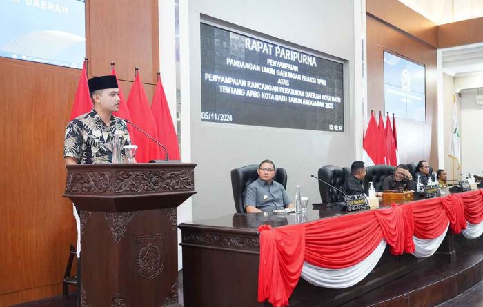 Di Rapat Paripurna, Pj Wali Kota Batu Tekankan Sinergitas Eksekutif dan Legislatif