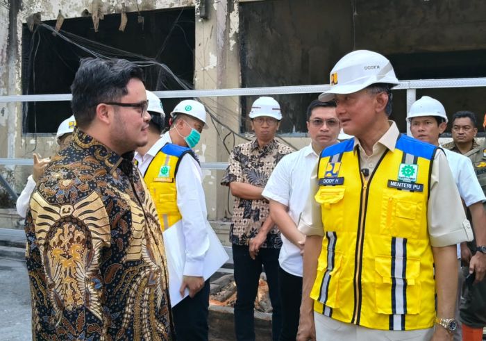 Menteri PU Kunjungi Kantor DPRD dan Pemkab Kediri, Biaya Perbaikan Ditanggung Pusat