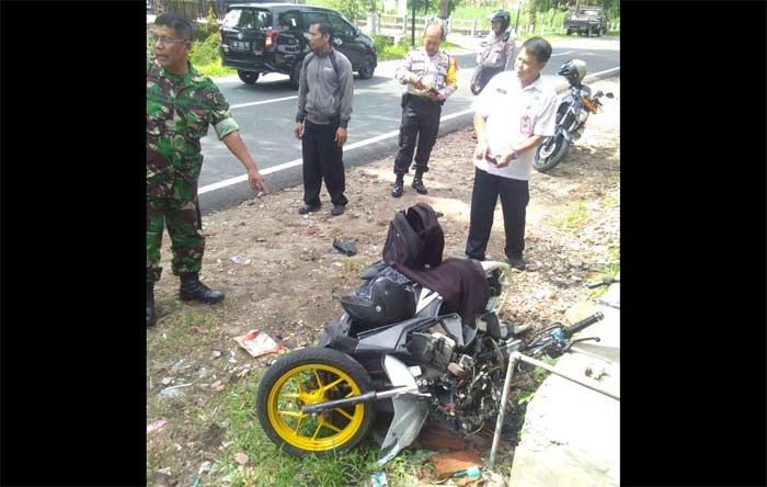 Kecelakaan Karambol di Jalan Raya Maospati - Magetan Libatkan Tiga Kendaraan