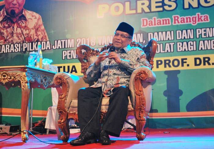 Deklarasi Pilkada Damai, Polres Ngawi Hadirkan Ketua Umum PBNU