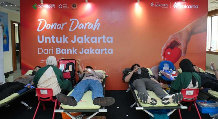 Bersama PWI Jaya dan PMI, Bank Jakarta Gelar Donor Darah di Peringatan HUT ke-65