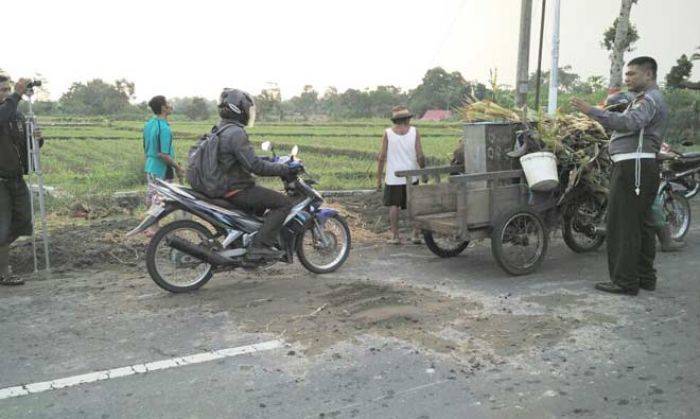 Kecelakaan Maut di Jalan Raya Jatimalang Kota Blitar: Pick Up Vs Supra, Satu Tewas di Tempat