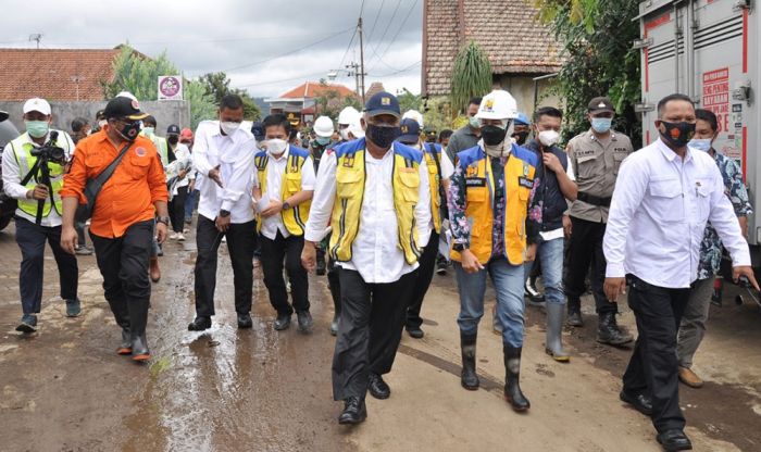 Menteri PUPR Tinjau Penanganan Banjir Bandang di Kota Batu