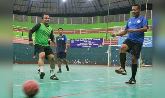 Haornas, Komunitas Wasit dan Wartawan Sidoarjo Futsal Bersama