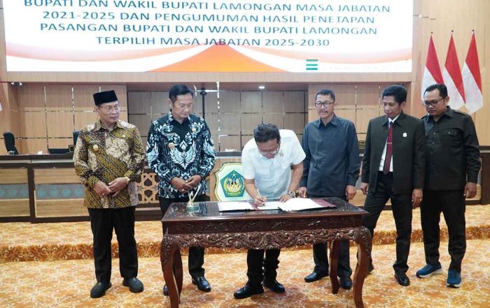 DPRD Lamongan Umumkan Pengusulan Penetapan Kepala Daerah Terpilih Periode 2025-2030