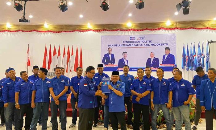 Jelang Pemilu 2024, Ratusan Koordinator Saksi Partai Demokrat di Mojokerto Raya Diberi Pelatihan