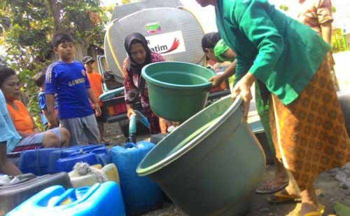 4 Kecamatan di Jombang Rawan Kekeringan, BPBD Mulai Droping Air Bersih