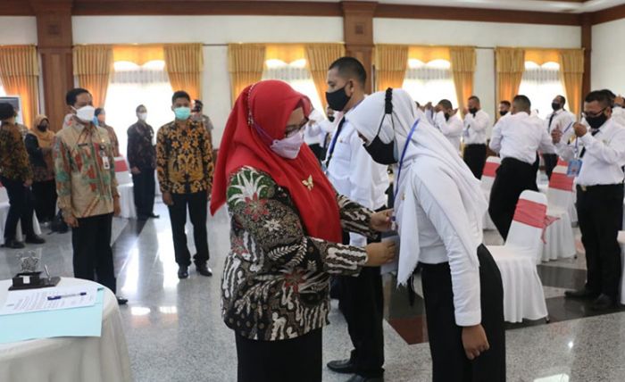 Hadiri Diklatsar, Wabup Bu Min Minta 120 CPNS Profesional dalam Bekerja