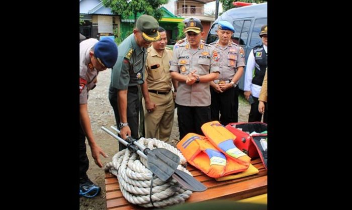 Tanggap Darurat Bencana, Polres Kediri Kota Dirikan Posko Kontijensi Aman Nusa II