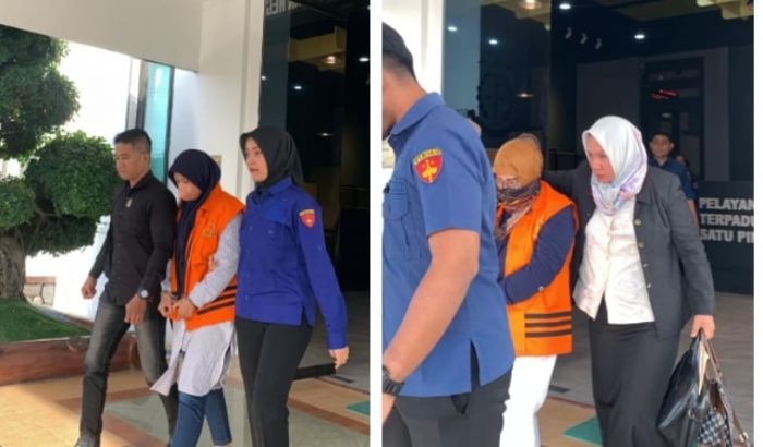 Kejari Kabupaten Kediri Tahan 2Tersangka Dugaan Kredit Fiktif di Bank BUMN Unit Kras Kejari Kabupaten Kediri Tahan 2Tersangka Dugaan Kredit Fiktif di Bank BUMN Unit Kras