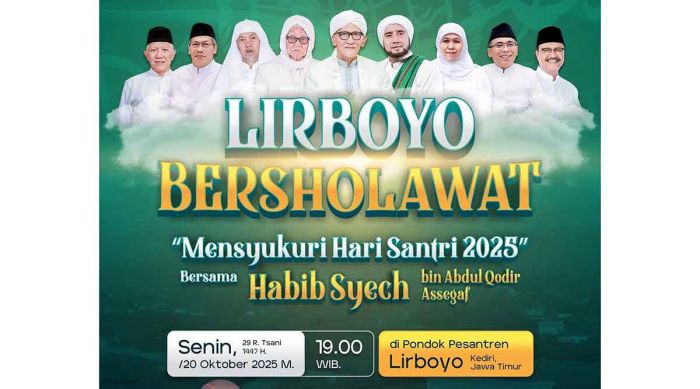 Ribuan Jamaah Hadiri Lirboyo Bershalawat Bersama Habib Syech, Peringati Hari Santri 2025 Ribuan Jamaah Hadiri Lirboyo Bershalawat Bersama Habib Syech, Peringati Hari Santri 2025