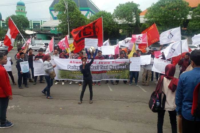 Hari Tani Nasional, Alit Jati Tuntut Penyelesaian Konflik Agraria di Jatim