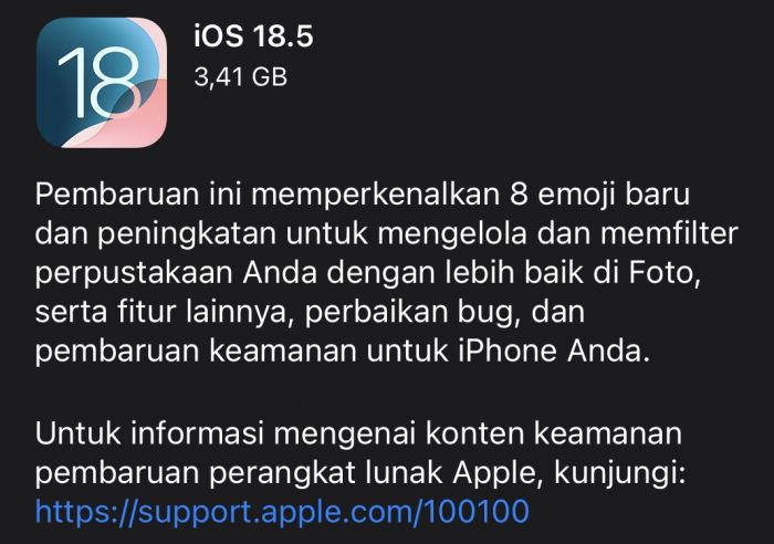 Komentar User iPhone 13 hingga 15 Soal iOS 18.5, Ada Bug? Komentar User iPhone 13 hingga 15 Soal iOS 18.5, Ada Bug?