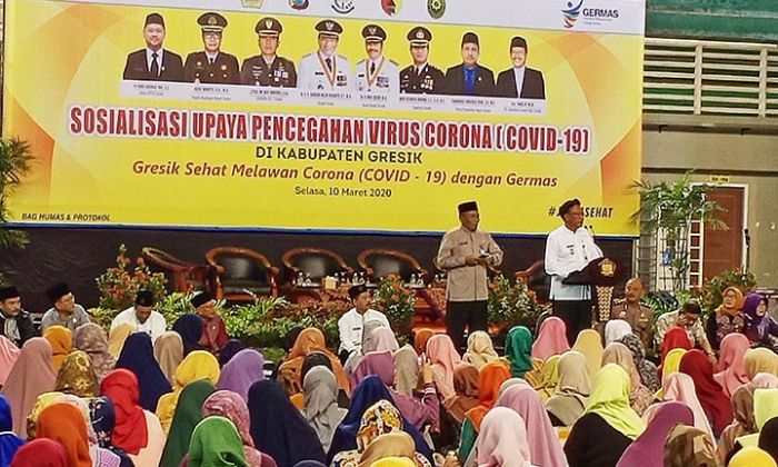 Bupati Sambari Minta Kepala OPD Hingga Kades Turun ke Masyarakat Cegah Corona