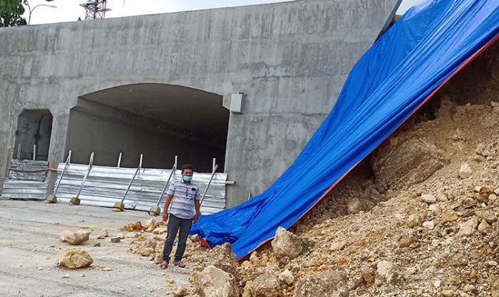 Tanah Pendamping Proyek Underpass Randuagung Ambrol, Komisi III DPRD Gresik Lakukan Sidak