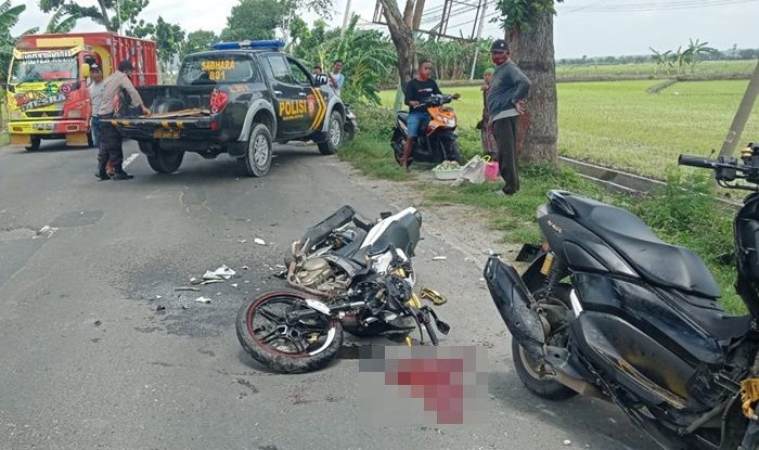 Tabrakan Adu Moncong di Tuban, Satu Pengendara Motor Tewas