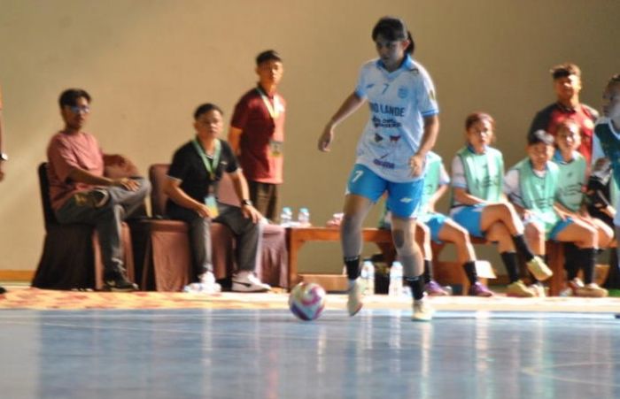 Skor Imbang, Tim Futsal Putri Kota Batu dan Kabupaten Kediri Lolos ke Babak 8 Besar