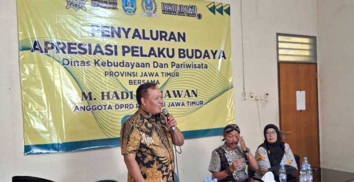 Anggota DPRD Jatim ini Salurkan Apresiasi untuk 20 Pelaku Budaya di Kediri