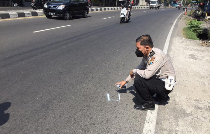 Lagi, Kecelakaan di Jalan Raya Taman Sidoarjo, Pengendara Motor Tewas Tabrak Mobil dari Belakang