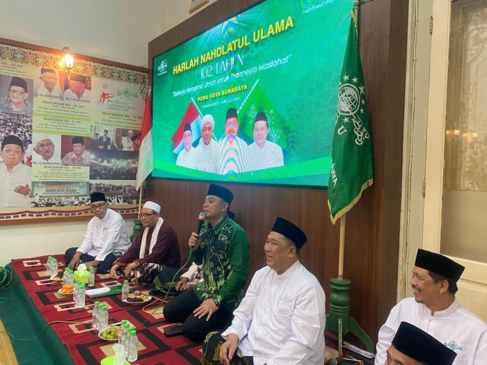 Dihadiri Wali Kota dan Kapolrestabes, PCNU Surabaya Gelar Doa Bersama Jelang Harlah ke-102