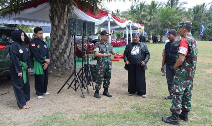 Danrem Bangga Pencak Silat Ditampilkan dalam Penutupan TMMD di Trenggalek