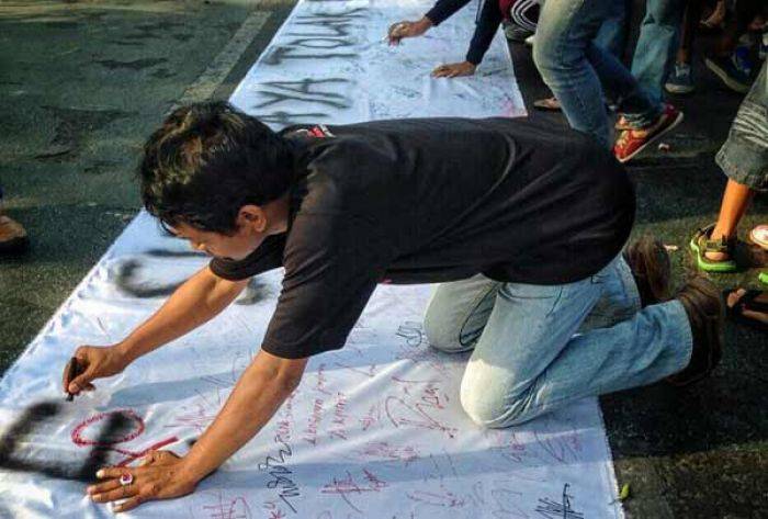 Pilwali Dibegal, Aspirasi Terpenggal, Pendemo: Parpol Permainkan Proses Demokrasi