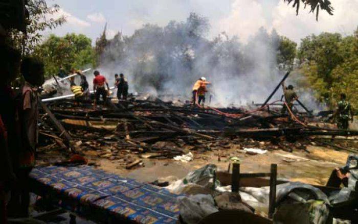 Satu Rumah di Tuban kembali Terbakar, Gara-gara Korsleting Lagi