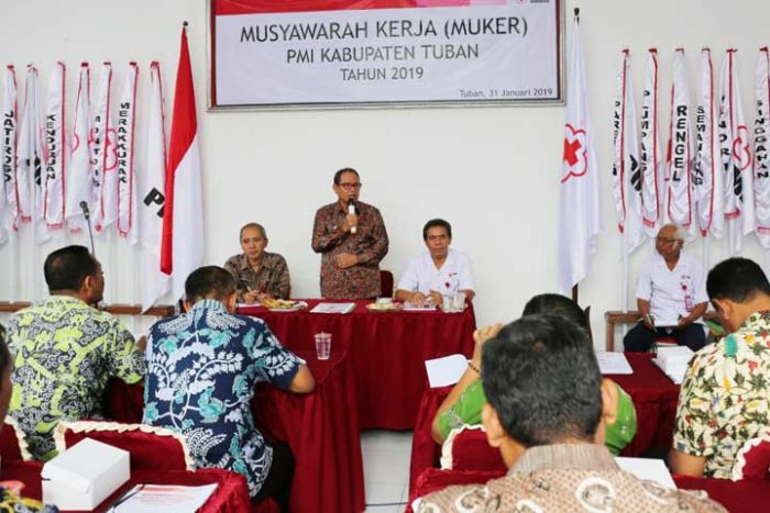 PMI Tuban Gelar Musker 2019, Wabup Minta Anggota Pahami Mitigasi Bencana