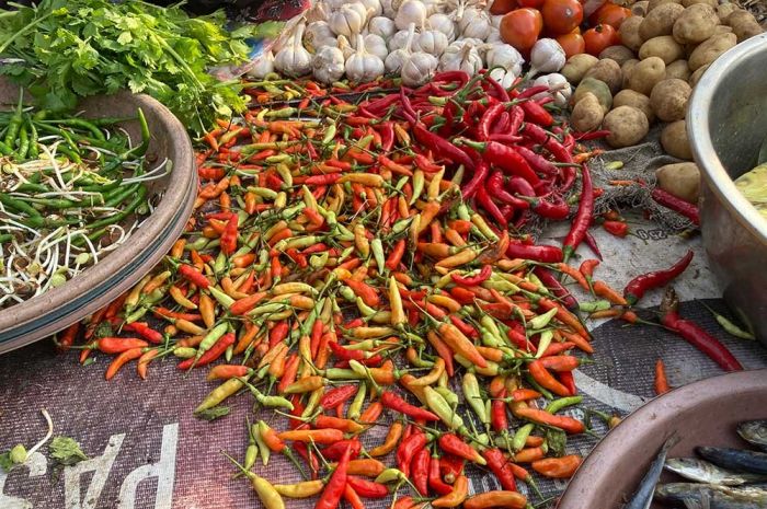 Harga Sembako Jatim Hari ini, Cabai Rawit Merah Rp82.563/kg