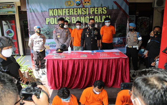 Hari Bhayangkara ke-75, Polres Bangkalan Berhasil Ungkap 8 Kasus Narkoba