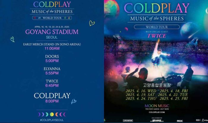 TWICE Jadi Tamu Spesial di Konser Coldplay Korea TWICE Jadi Tamu Spesial di Konser Coldplay Korea