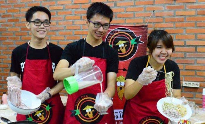 Terobosan Tiga Mahasiswa UKWM: Buat Spaghetti, Milkshake dan Coffee Latte dari Singkong