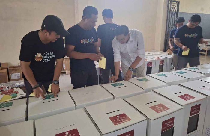 KPU Kota Blitar Mulai Setting Packing Logistik Pilkada 2024