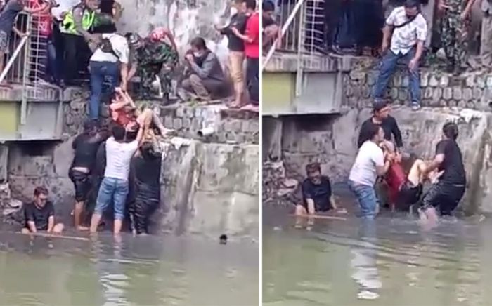 Hendak Ditangkap Polisi, Bandar Narkoba di Sidoarjo Nekat Ceburkan Diri ke Sungai