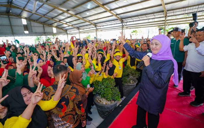 Pekerja di Jawa Timur Siap Menangkan Khofifah, Bentuk Terima Kasih Kuota Pendidikan untuk Anak Buruh