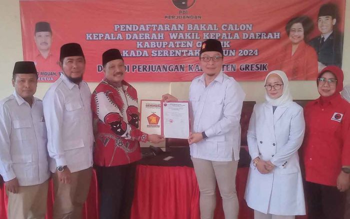 Daftar ke PDIP Gresik, Gerindra Bangun Koalisi Gemuk di Pilkada 2024