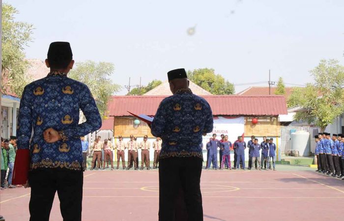 Peringati Hari Sumpah Pemuda ke-96, Kepala Pengamanan Lapas Pasuruan Pimpin Upacara