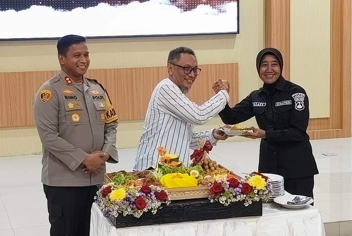 Peringati HUT Humas Polri, Polres Kediri Gelar Tasyakuran dan Santunan Anak Yatim