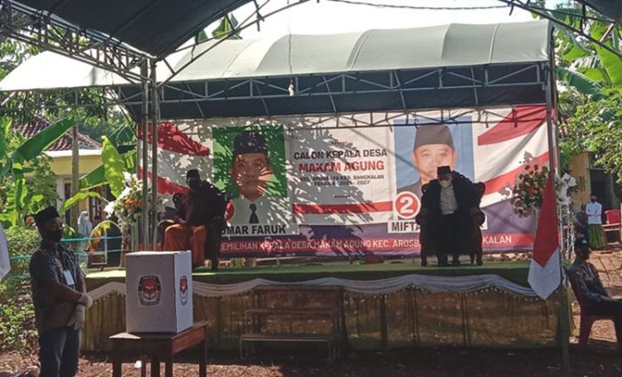 Hanya Ada 124 Daftar Pemilih Tetap, Pilkades di Makam Agung Bangkalan Hanya Ada Satu TPS