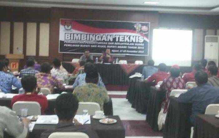 KPUD Ngawi Gelar Bimtek Jelang Pembagian Logistik