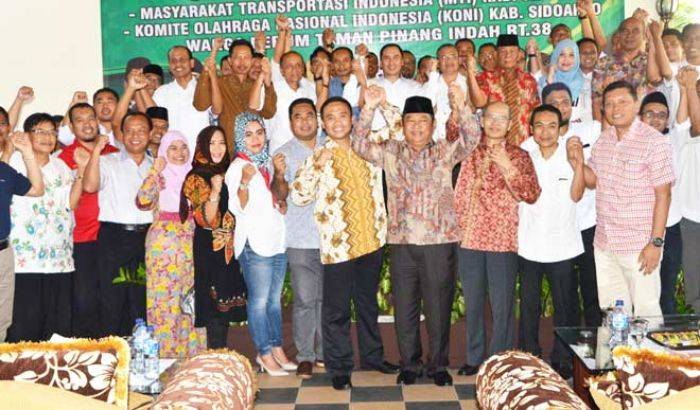 Halal Bihalal, Pengurus Baru KONI Sidoarjo Disosialisasikan