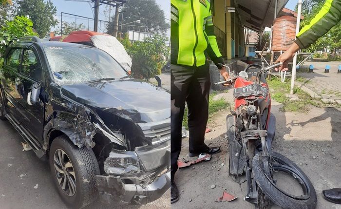 Oleng, Pemotor Asal Surabaya Tewas Ditabrak Mobil di Prambon Sidoarjo