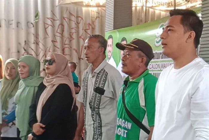 Calon Wakil Wali Kota Probolinggo Hadiri Senam Emak-emak