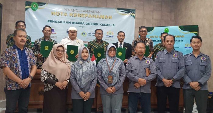 PA Gresik Teken MoU Perlindungan Perempuan dan Anak Korban Perceraian