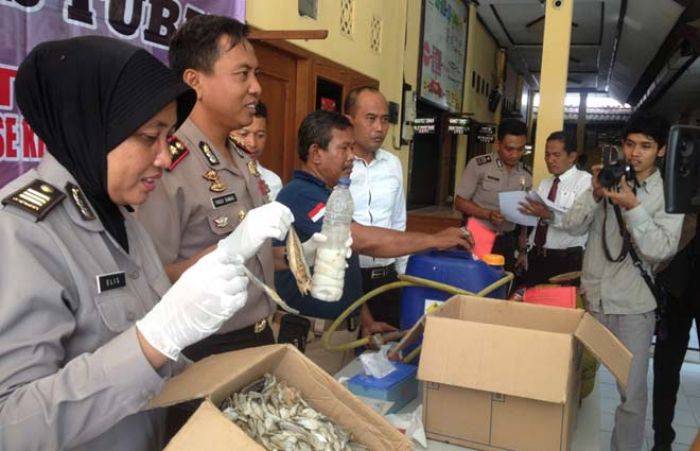 Pakai Formalin, H Ridwan Pengusaha Ikan Asin asal Tambakboyo Dibekuk Polisi