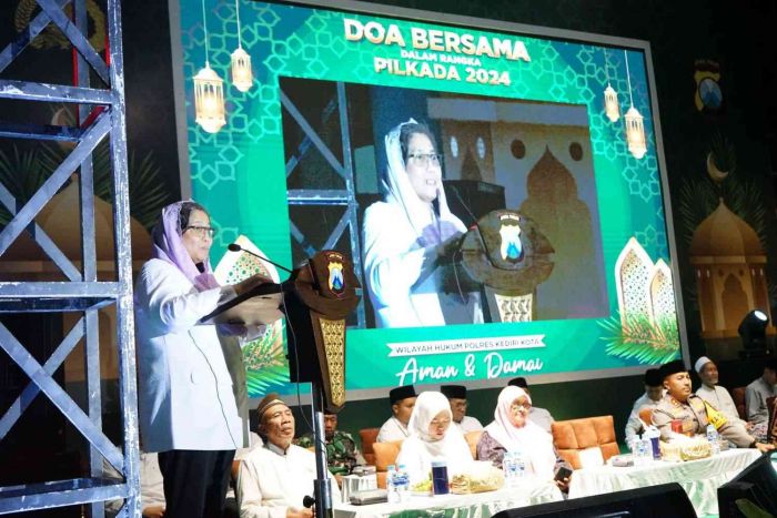 Pj Wali Kota Kediri Ikuti Doa Bersama Pilkada Aman dan Damai