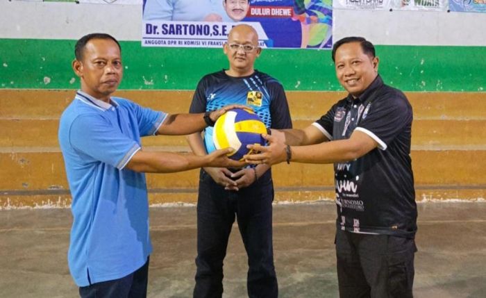 Diikuti Puluhan Tim, Turnamen Bola Voli Sartono Cup ke-7 di Magetan Resmi Dimulai